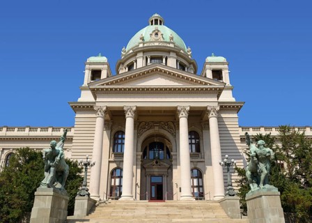 Serbian parliament building