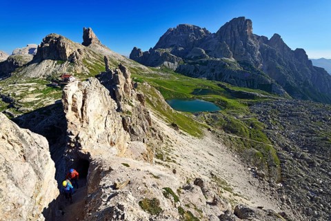 Climb on the Paternkofel