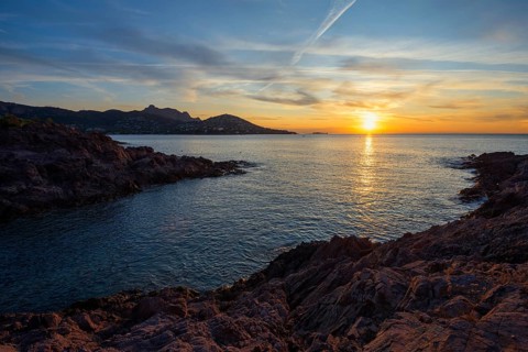 Sunrise at the Cap du Dramont