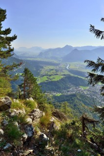Overview from Brandjochl into the Inn Valley