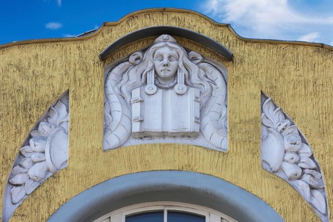 Art Nouveau relief from the Berolzheimerianum