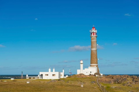 Lighthouse in the village Cabo Polonio