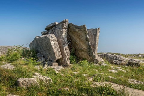 Iron Age historic stone chamber tomb