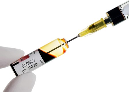 Vial and syringe