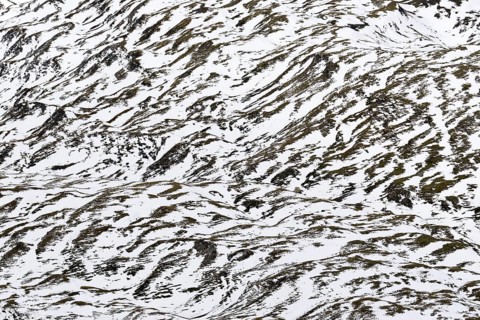 Snowy mountainside
