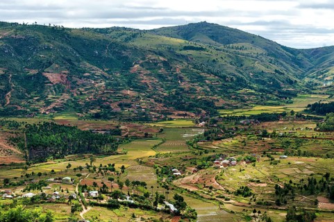 View of the surrounding countryside and the northern suburbs of Antananararivo