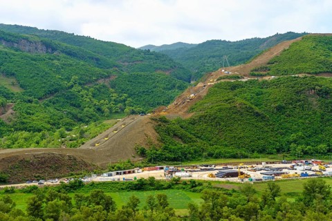 Construction site of the Trans-Adriatic Pipeline