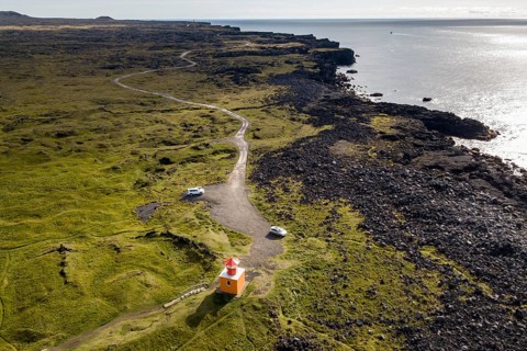 Lighthouse at Cape Ondveroarnes