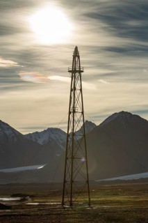 Old airship mast to anchor for the airship Norge by Umberto Nobile