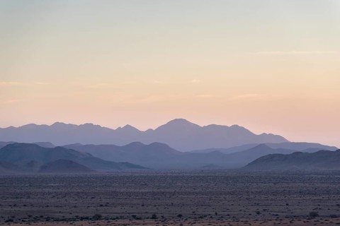 Dry landscape of the Naukluft mountains