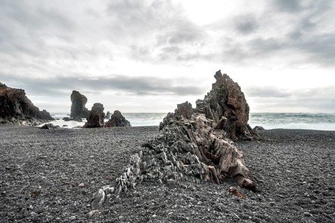 Black beach