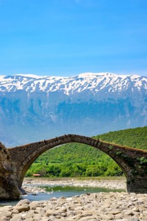 Ottoman stone arch bridge Ura e Kadiut