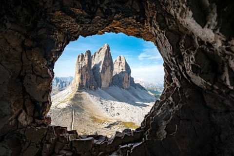 View from war tunnel