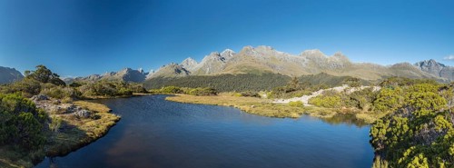 Mountain lake at Key Summit