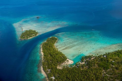 Aerial of Rangiroa
