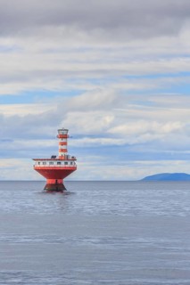 Lighthouse Phare du Haut-Fond Prince in Saint Lawrence River