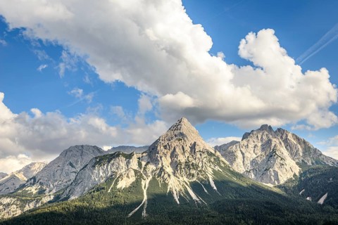 View of Ehrwalder Sonnenspitze