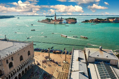 St Mark's Square and the Doges with the island of San Giorgio Maggiore