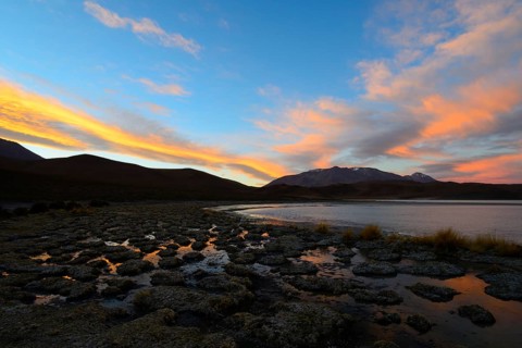 Sunset at the Laguna Ramaditas