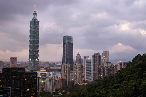 Skyline with Taipei 101 Tower