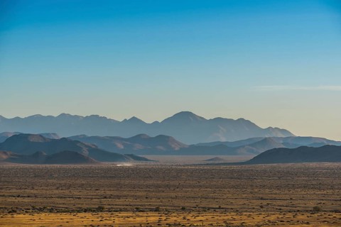 Dry landscape of the Naukluft mountains