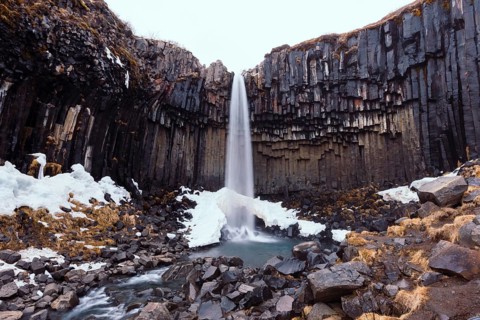Svartifoss Waterfall