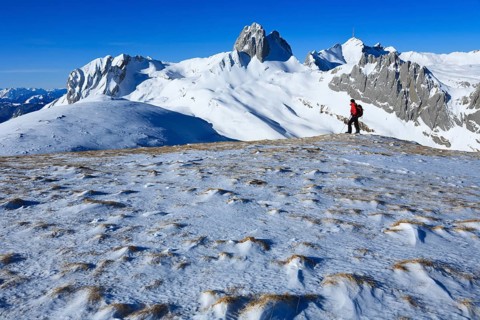 Winter mountain landscape