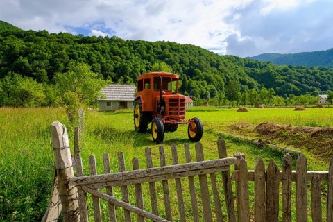 Old tractor