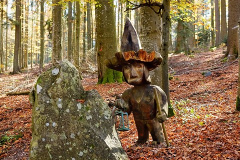 Jackl figurine at the Brotjacklriegel