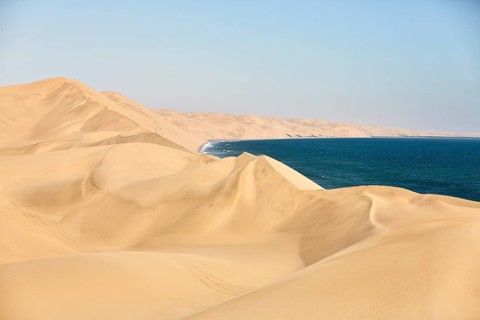 Sand dunes on the Atlantic coast near Lange Wand
