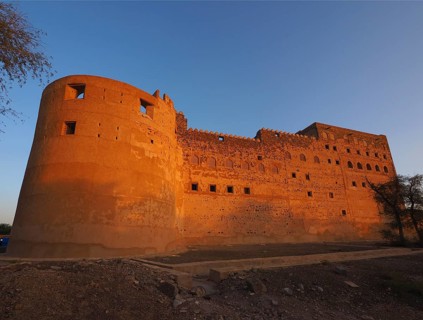 Jabrin Castle in the Evening Light