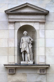 Sculpture by the Danish sculptor Bertel Thorvaldsen