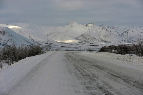 Dempster Highway in winter
