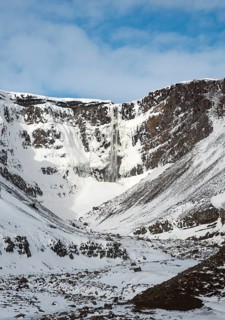 Hengifoss Waterfall