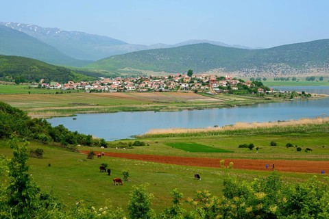 Dolna Gorica at Lake Prespa