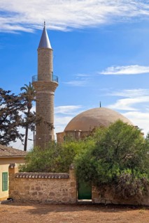 Hala Sultan Tekke Mosque at the salt lake near Larnaka
