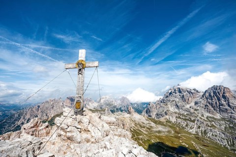 Peak cross of the Paternkofel
