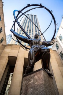 Atlas statue at Rockefeller Center