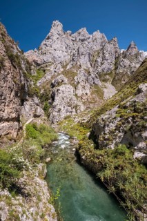 La Ruta del Cares trail in the Picos de Europa National Park