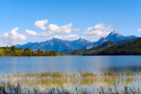 Weissensee with Tegelberg