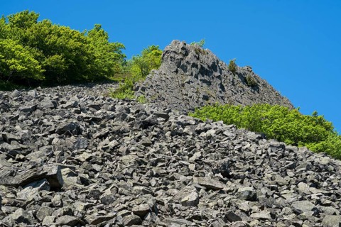 Block heap at Milseburg mountain