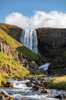 Svooufoss Waterfall near Olafsvik