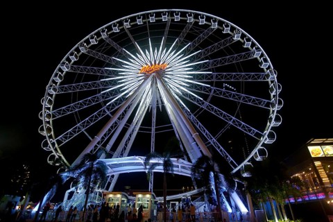 Giant Ferris Wheel on the entertainment strip Asiatique - the Riverfront