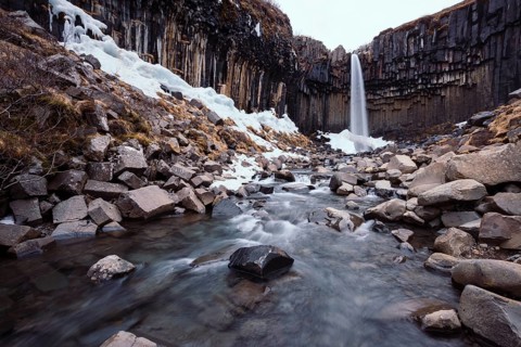 Svartifoss Waterfall