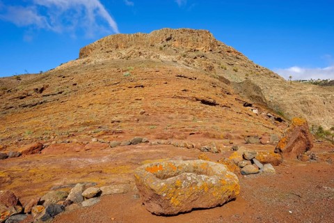 Old threshing floor and trough