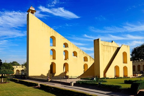 Large sundial in observatory