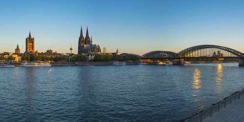 City panorama of Cologne