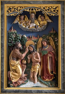Early Gothic altar-relief from 13th century