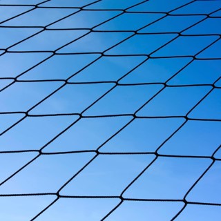 Net of a football goal