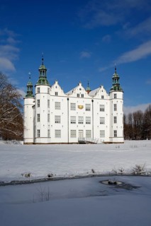 Castle Ahrensburg in the snow